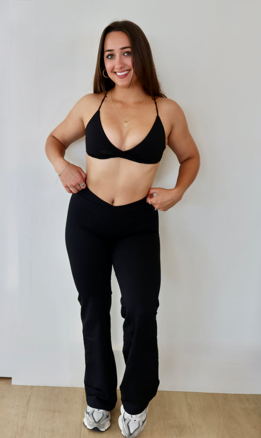 SUMMER COLLECTION                                  V-CUT FLARE LEGGINGS
